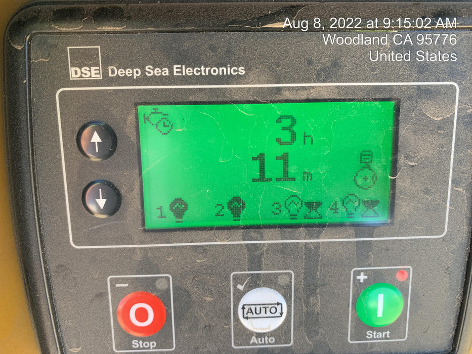 2022 Allmand NLV3GR (4) LED Light Fixture 350W, 23' Vertical Mast, 3kW Prime, Towable, ES Decals, T3