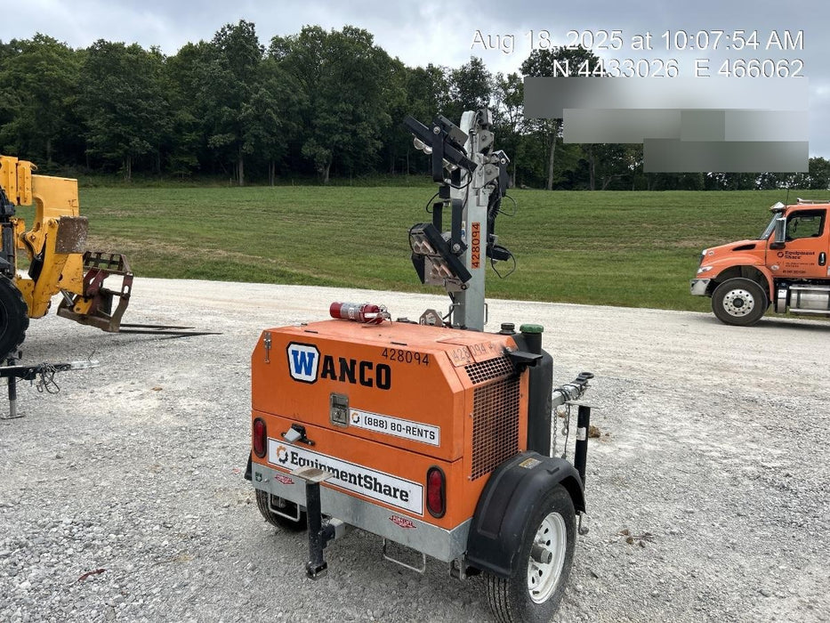 2024 Wanco WLTT-4MM4K Diesel, Deep Sea Controller, Shore Power Plug, Auto Start, (4) 350W LED Floodlights, 4kW Generator, 60 Gal Fuel Tank, 2" Ball, T3