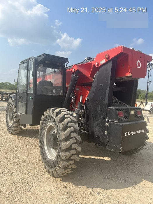 2020 Manitou MTA10055 Cab/Heat/Air, 120 HP, Solid Tires, Work Lights, Lift Hook, Auxiliary Hydraulics w/66" Carriage and 60" Forks