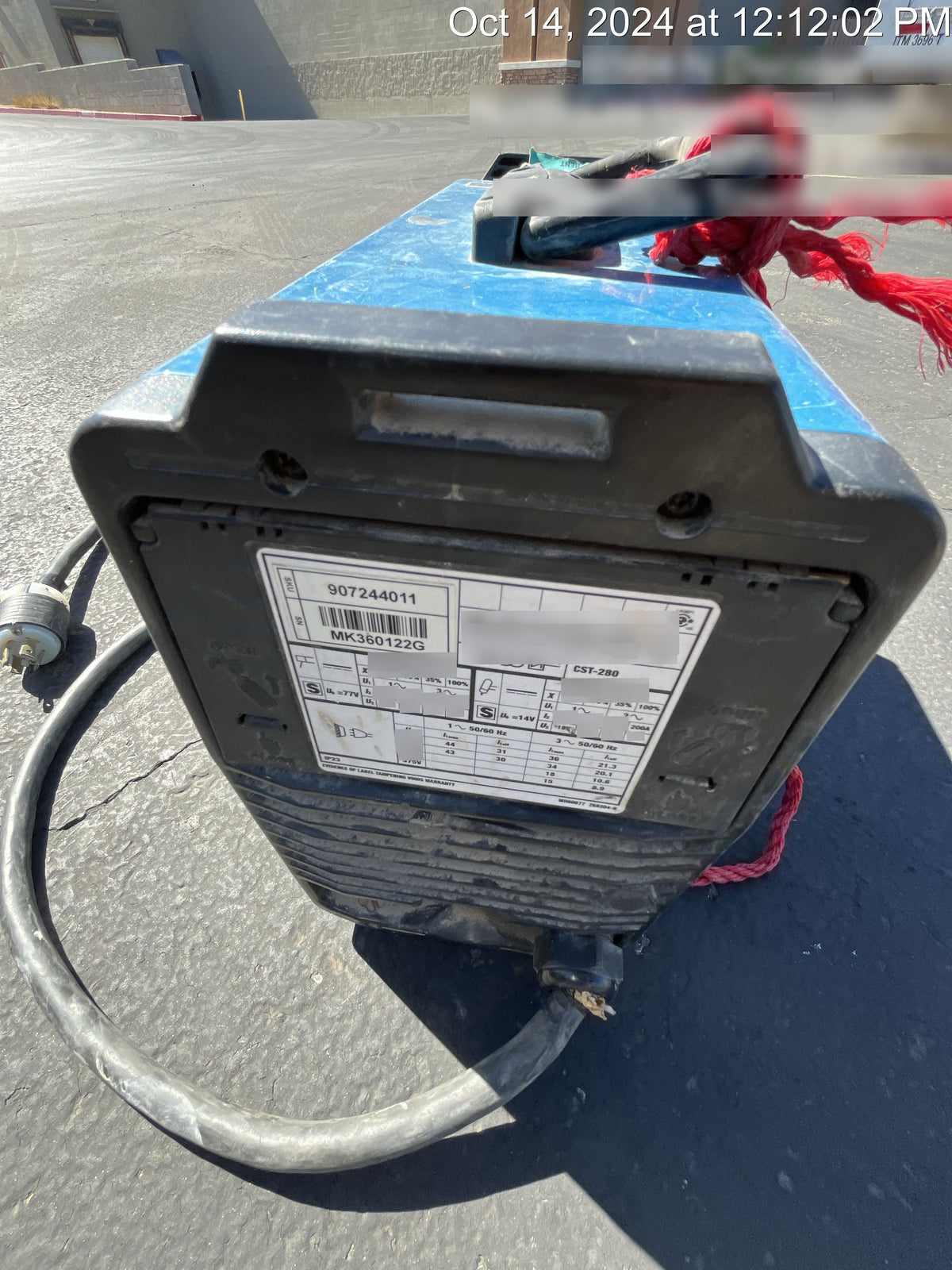 2019 MILLER ELECTRIC CST-280