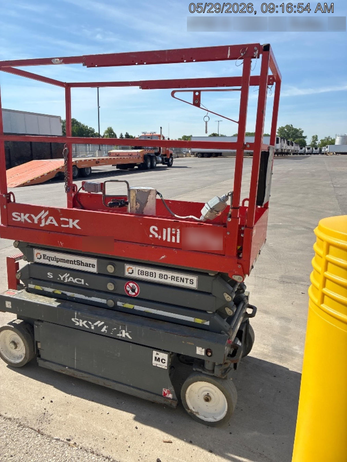 2018 Skyjack SJIII-3219 Standard Rental Specs