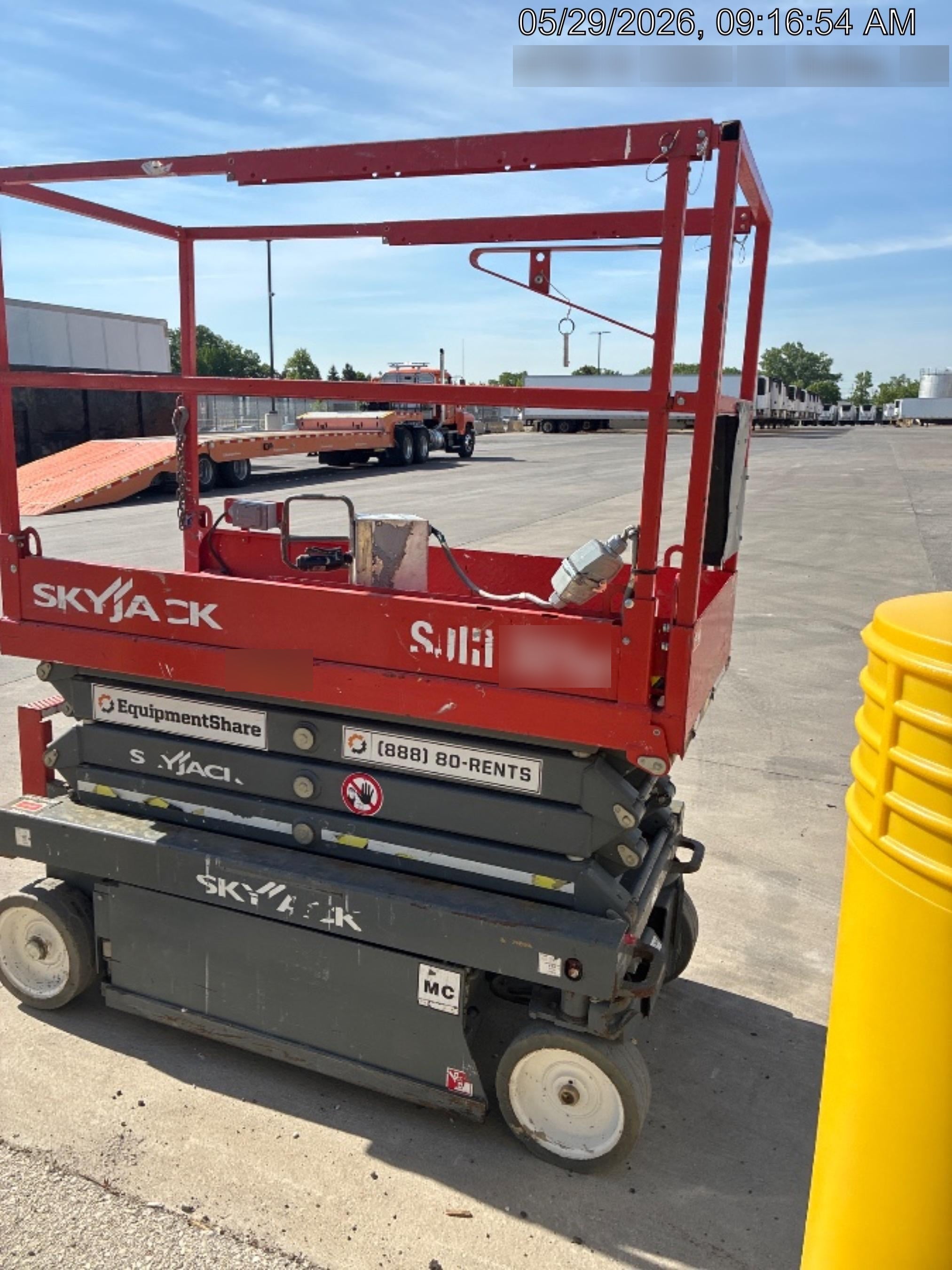 2018 Skyjack SJIII-3219 Standard Rental Specs