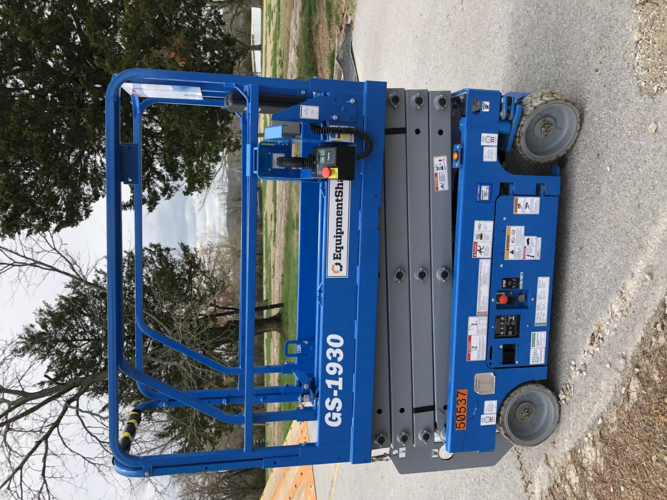 2019 Genie GS-1930 Fixed Rails with Chain Entry