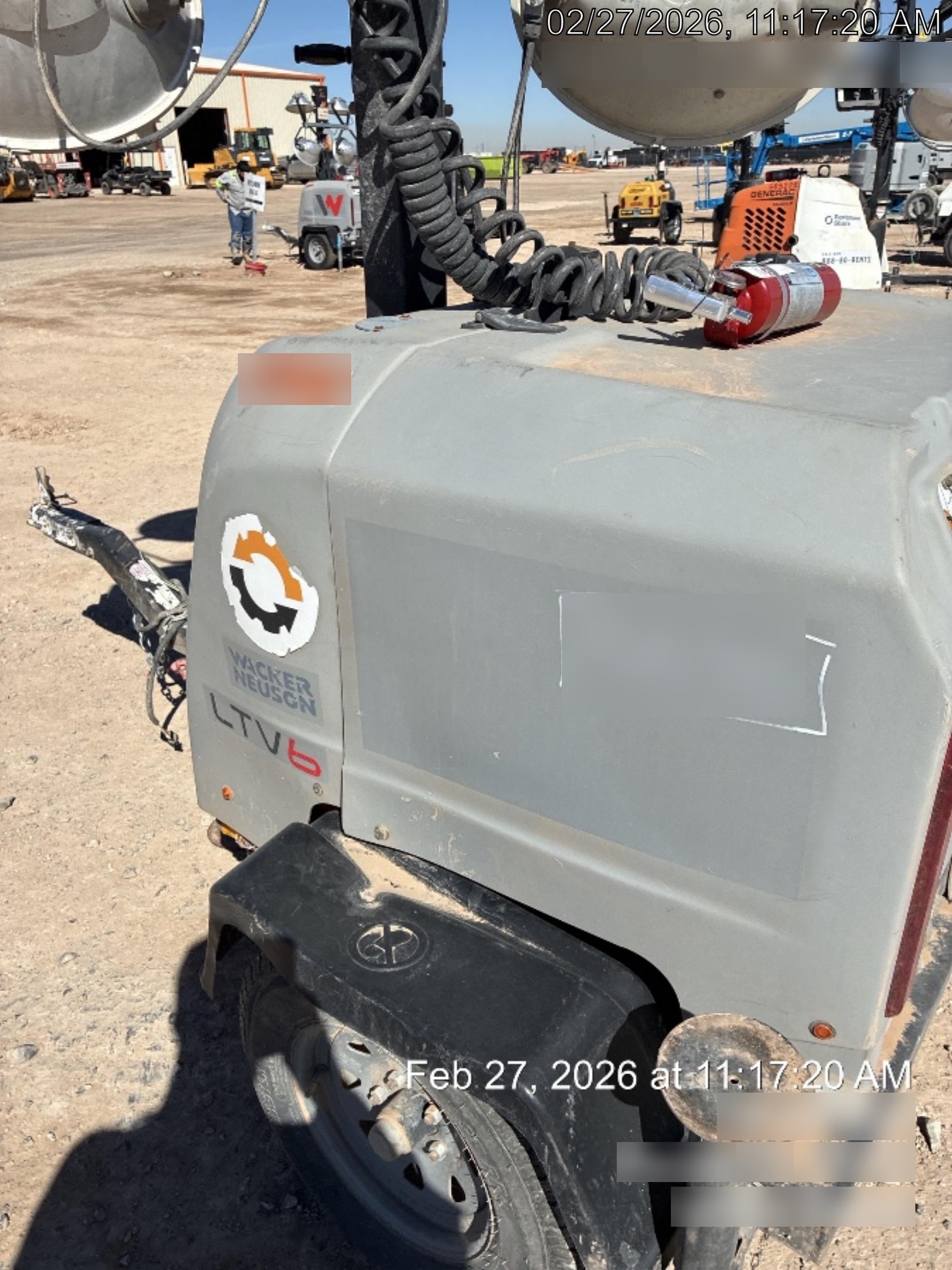 Wacker Neuson LTV6K-MH Wacker Neuson LTV6K Towable Light Tower
