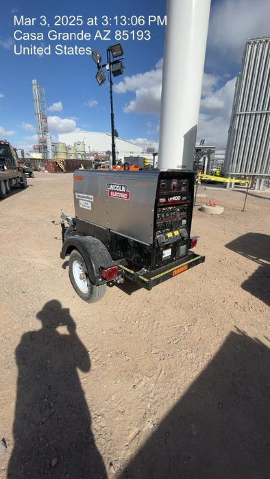 2024 Lincoln Electric LE400 Kubota V1505, Trlr, Cable Rack, Light Kit, ES Decals, T3