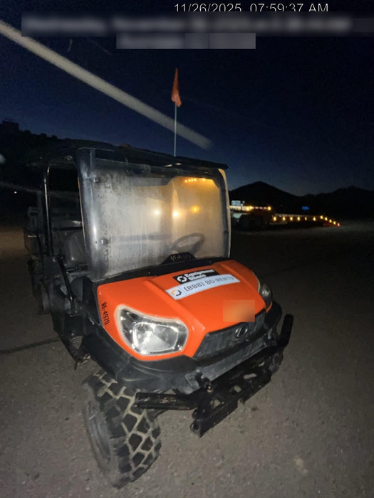 2021 Kubota RTV-X1140W-H Plastic Canopy, Windshield Acrylic Clear, LED Strobe Light, Wire Harness Kit, Back up Alarm