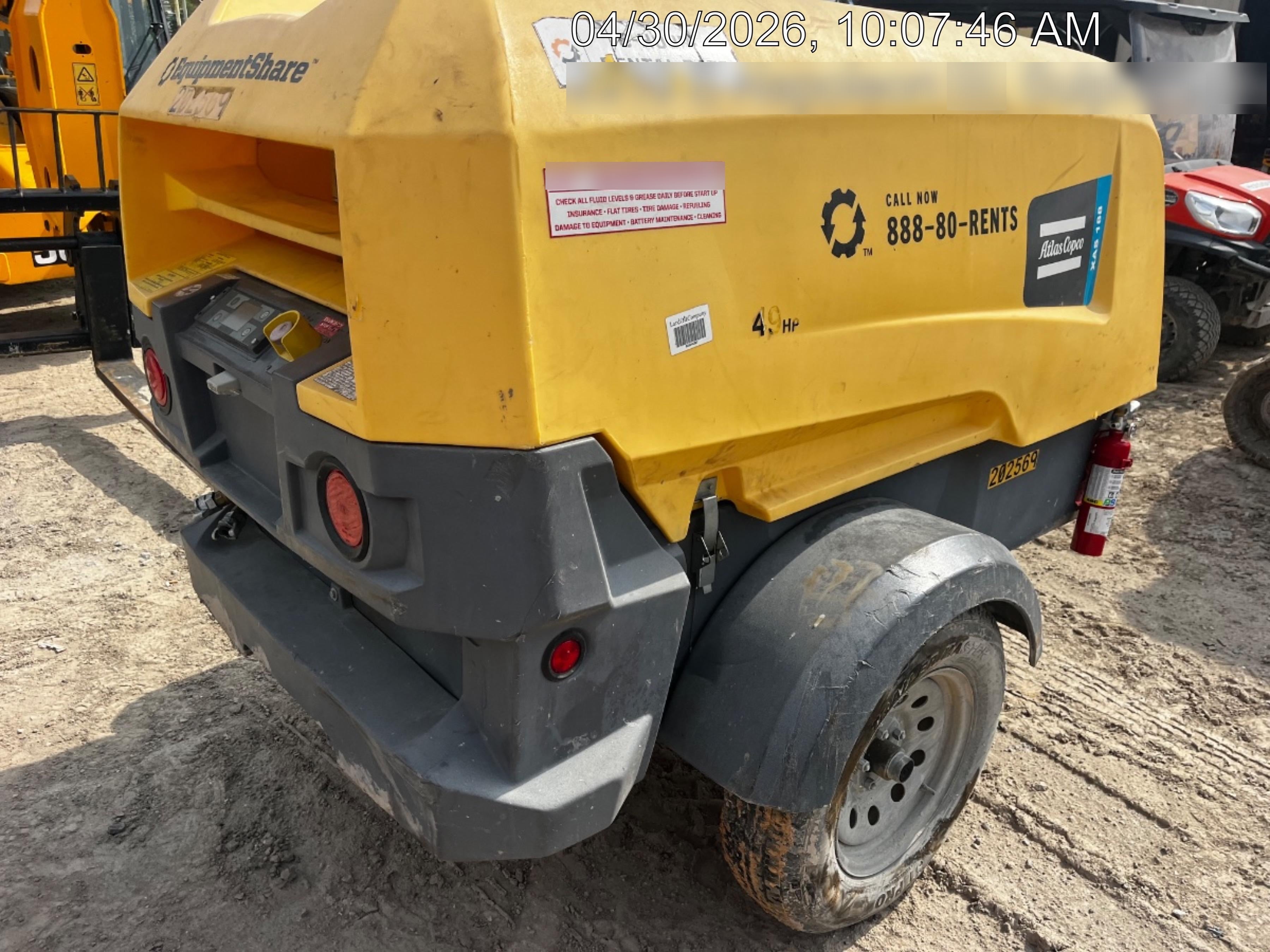 2022 ATLAS COPCO XAS188 CWK