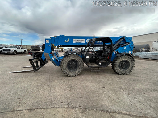 2018 Genie GTH-1056 GTH-1056 w/Open ROPS, Solid Tires, Work Lights, 60" carriage/forks, cab mesh, beacon