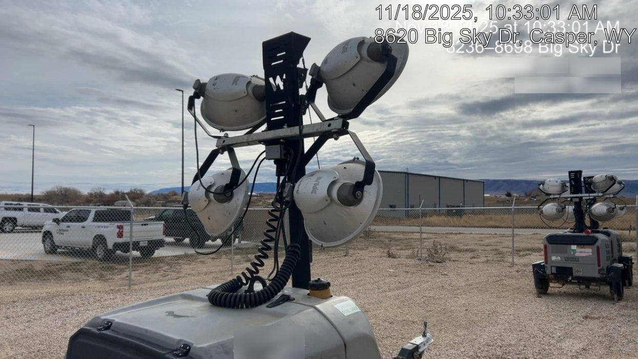 2018 Wacker Neuson LTV6L-MH Wacker Neuson LTV6L Mobile Light Tower w/Fuel Level Sensor Installed