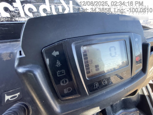 2021 Kubota RTV-X1140W-H Plastic Canopy, Windshield Acrylic Clear, LED Strobe Light, Wire Harness Kit, Back up Alarm