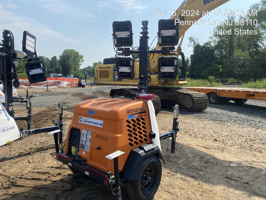 2023 Generac MLT2 Diesel, Flex Switch 120V Input, Powerzone Controller, (4) 320W LED Lights, 4kW Generator, 39.9 Gal Fuel Tank, 2" Ball, T3