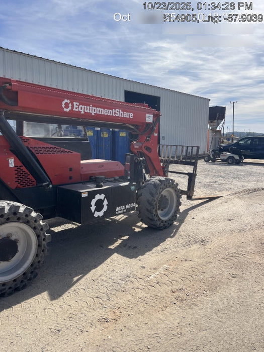 2019 Manitou MTA6034 Manitou MTA6034 Canopy, LED Work Lights, Solid Tires, Beacon, Auxiliary Hydraulics w/48" Carriage and 48" Forks