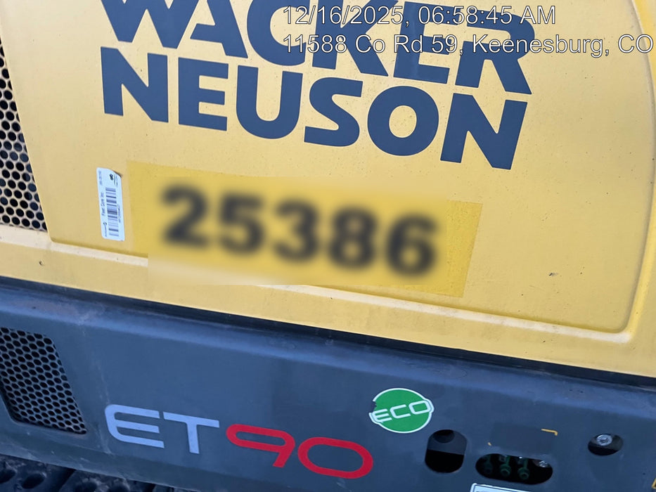 2019 WACKER NEUSON ET90