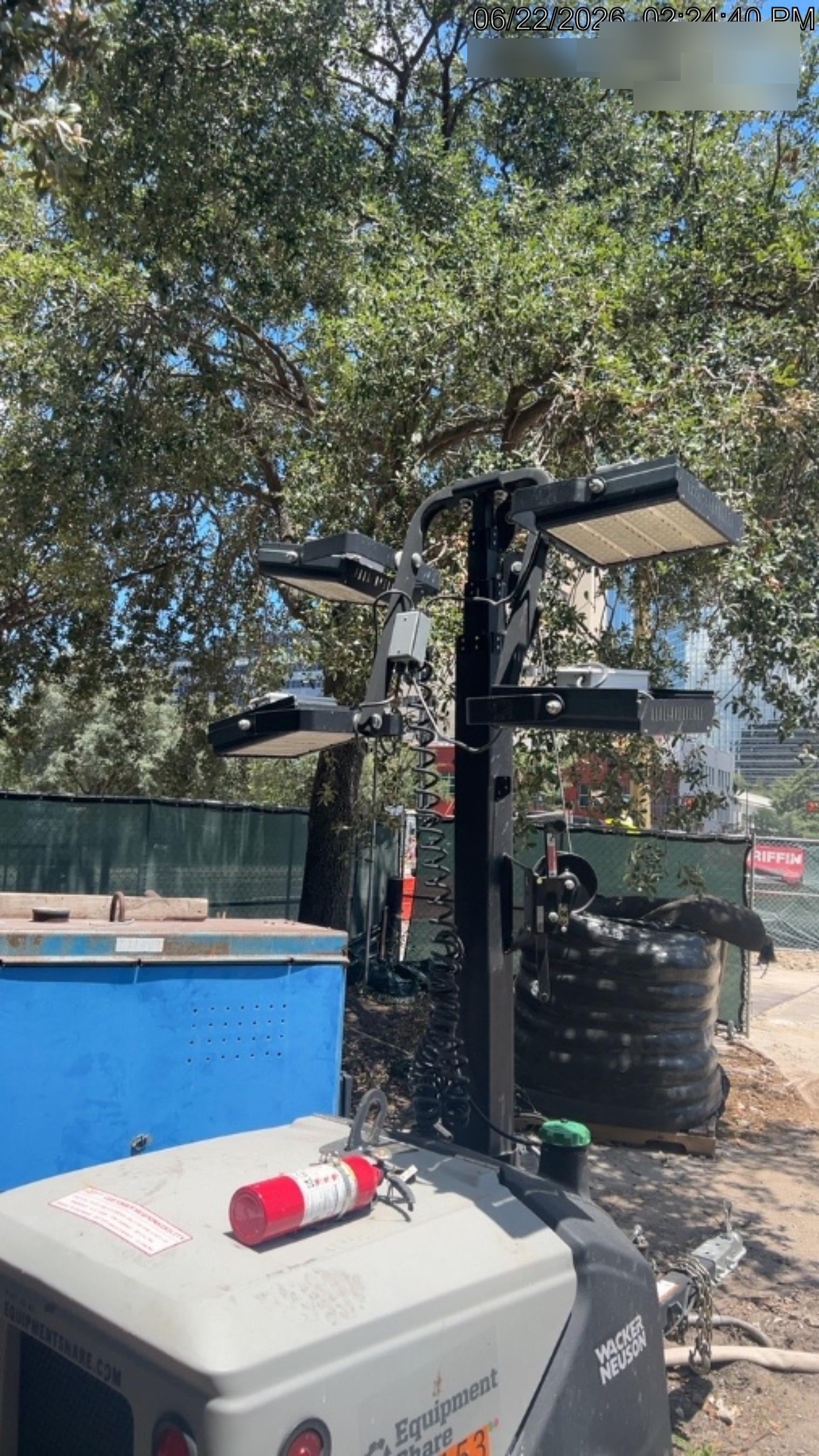 2024 Wacker Neuson LTT4 Diesel, Kohler KDW702, Deep Sea Controller, Auto Start, LED 320W, Bypass Outlet, T3