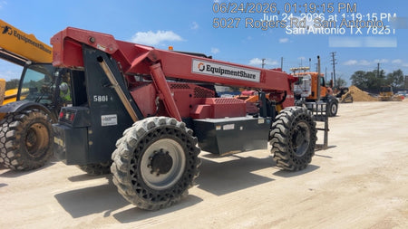 2017 Manitou 12042 Manitou MTA 12042, Solid Tires, 66" Carriage, Open ROPS, Flashing Beacon and Work Light Package