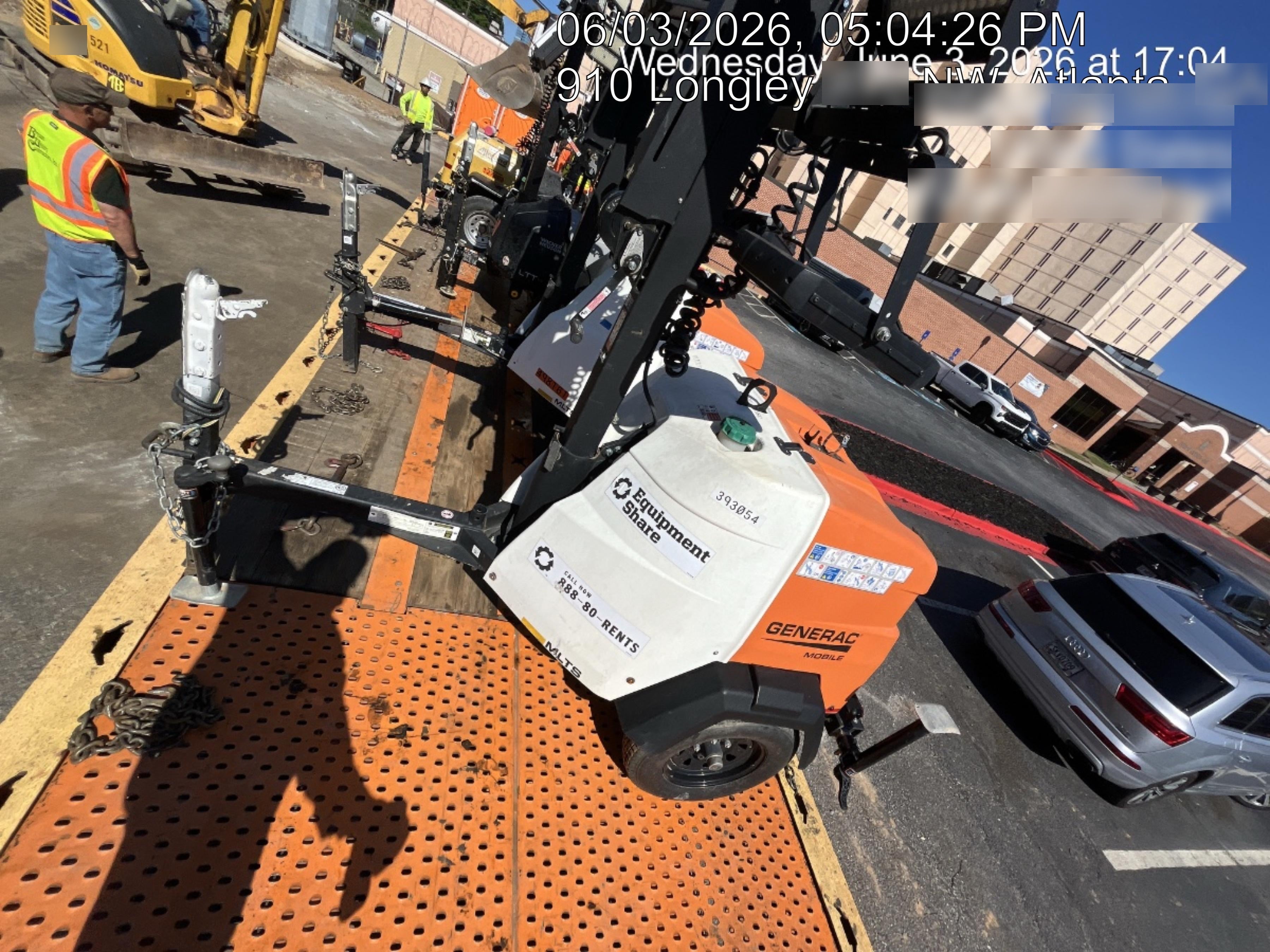 2024 Generac MLT2 Diesel, Flex Switch 120V Input, Powerzone Controller, 
(4) 320W LED Lights, 4kW Generator, 39.9 Gal Fuel Tank, 2" Ball, T3