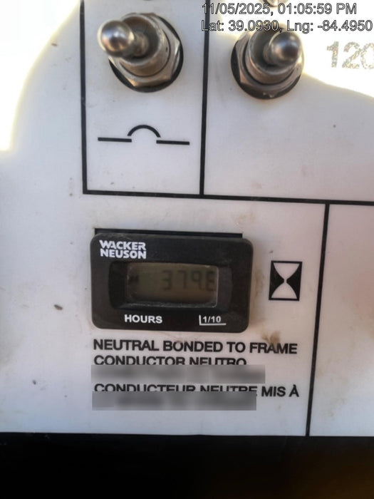 2019 Wacker Neuson LTV6L-MH Wacker Neuson LTV6L Mobile Light Tower w/Fuel Level Sensor Installed