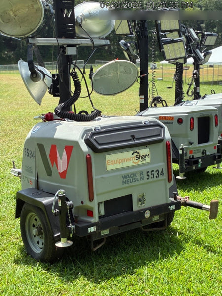 2017 Wacker Neuson LTV6L-MH Wacker Neuson 6 kW Towable Light Generator