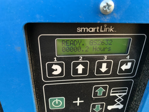 2020 Genie GS-2632 Solid NM Tires, Folding Rails with Half-Height Swing Gate, Beacon, 800W Invertor