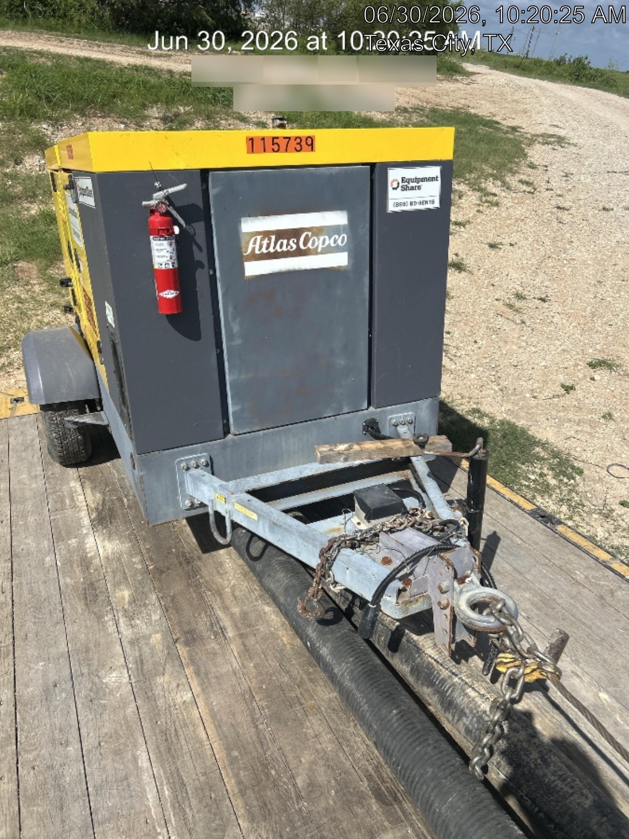 2020 ATLAS COPCO PAS 150 HF CS Enclosed