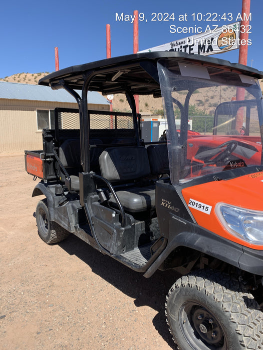 2022 Kubota RTV-X1140W-H Plastic Canopy, Windshield Acrylic Clear, LED Strobe Light, Wire Harness Kit, Back up Alarm