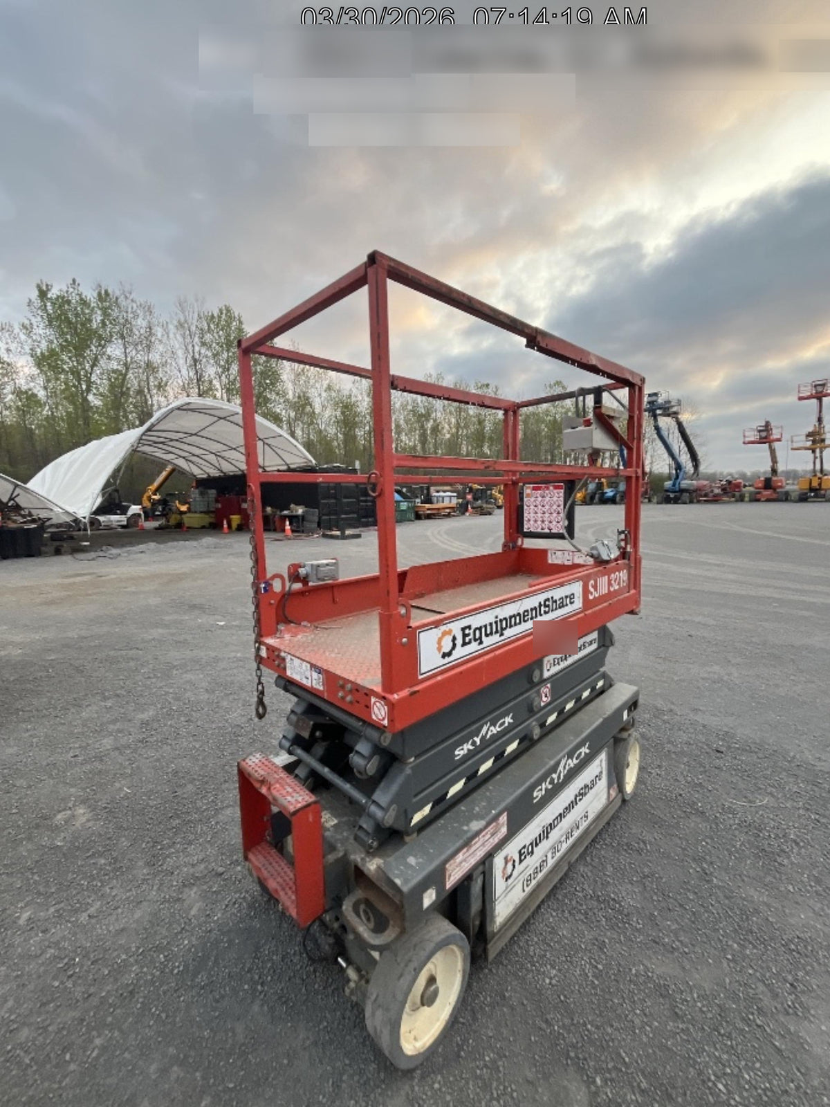 2019 Skyjack SJIII-3219 Standard Options, Trojan Batteries