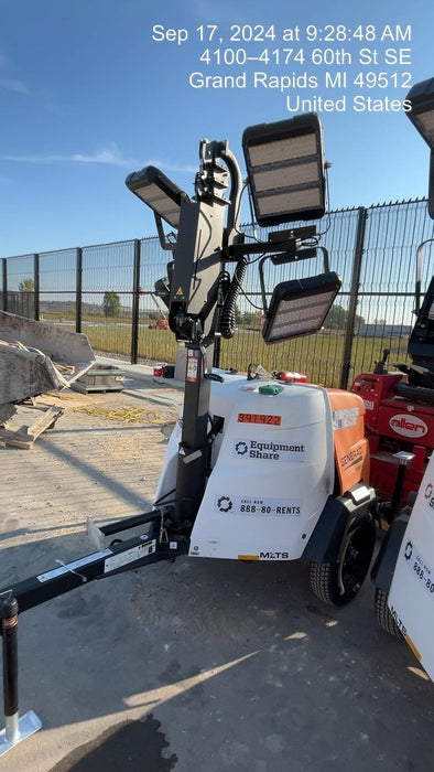 2024 Generac MLT2 Diesel, Flex Switch 120V Input, Powerzone Controller, 
(4) 320W LED Lights, 4kW Generator, 39.9 Gal Fuel Tank, 2" Ball, T3