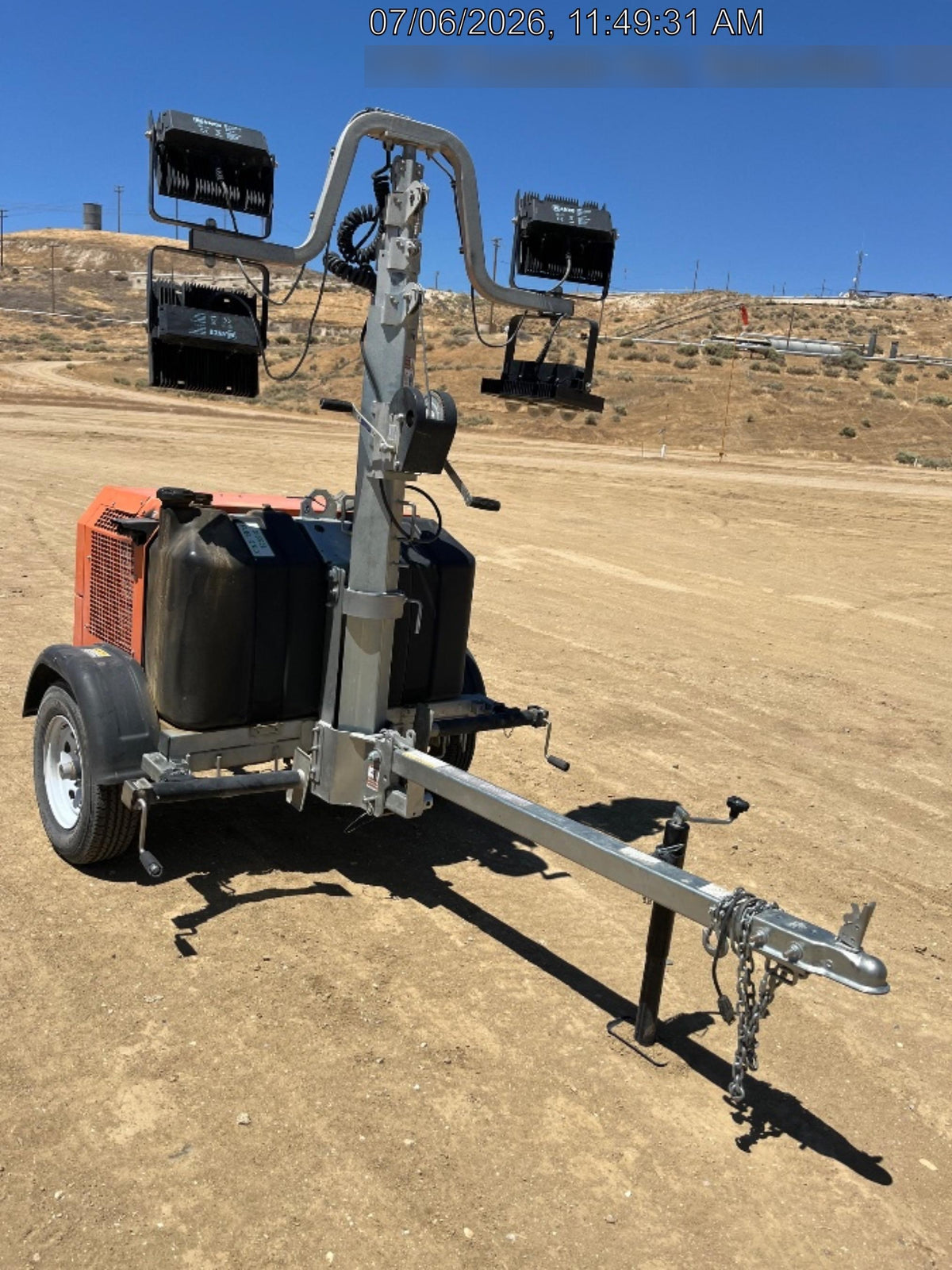 2024 Wanco WLTT-4MM4K Diesel, Deep Sea Controller, Shore Power Plug, Auto Start, (4) 350W LED Floodlights, 4kW Generator, 60 Gal Fuel Tank, 2" Ball, T3