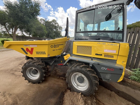 2025 WACKER NEUSON DV604 Cab Standard Tires