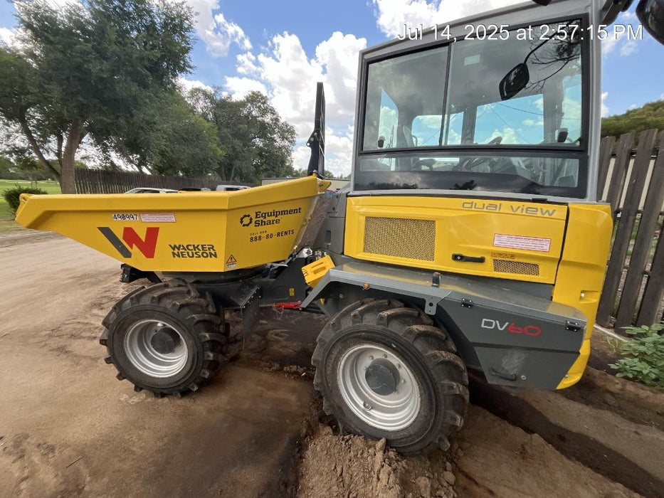 2025 WACKER NEUSON DV604 Cab Standard Tires