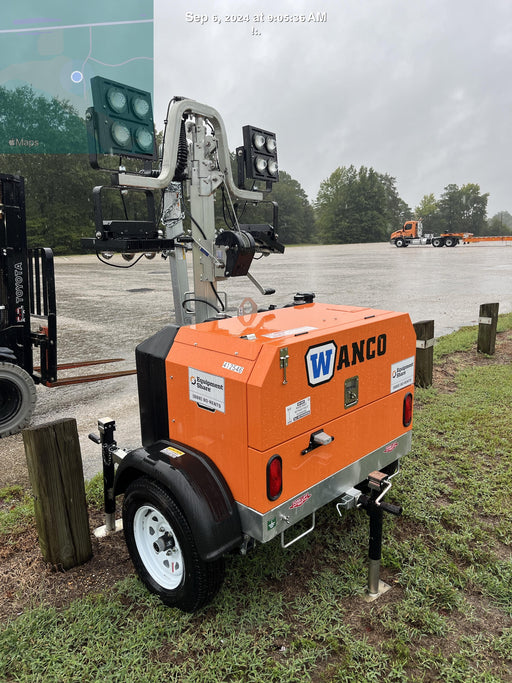 2024 Wanco WLTT-4MM4K Diesel, Deep Sea Controller, Shore Power Plug, Auto Start, (4) 350W LED Floodlights, 4kW Generator, 60 Gal Fuel Tank, 2" Ball, T3