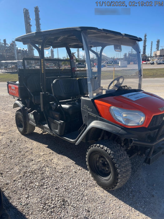 2022 Kubota RTV-X1140W-H Plastic Canopy, Windshield Acrylic Clear, LED Strobe Light, Wire Harness Kit, Back up Alarm