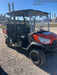 2022 Kubota RTV-X1140W-H Plastic Canopy, Windshield Acrylic Clear, LED Strobe Light, Wire Harness Kit, Back up Alarm