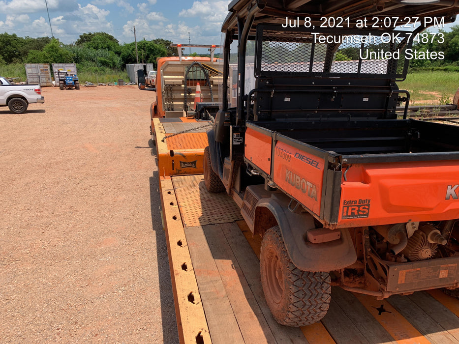 2020 Kubota RTV-X1140W-H 4WD utility cart -LED strobe -Windshield tempered glass -Plastic canopy -Wire harness kit -Backup alarm