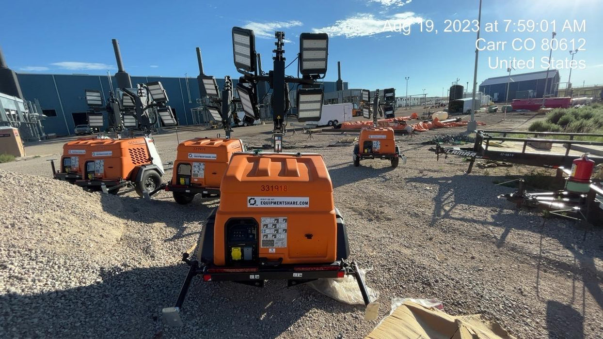 2023 Generac MLT2 Diesel, Flex Switch 120V Input, Powerzone Controller, (4) 320W LED Lights, 4kW Generator, 39.9 Gal Fuel Tank, 2" Ball, T3