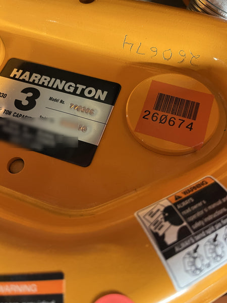 2022 HARRINGTON PT030