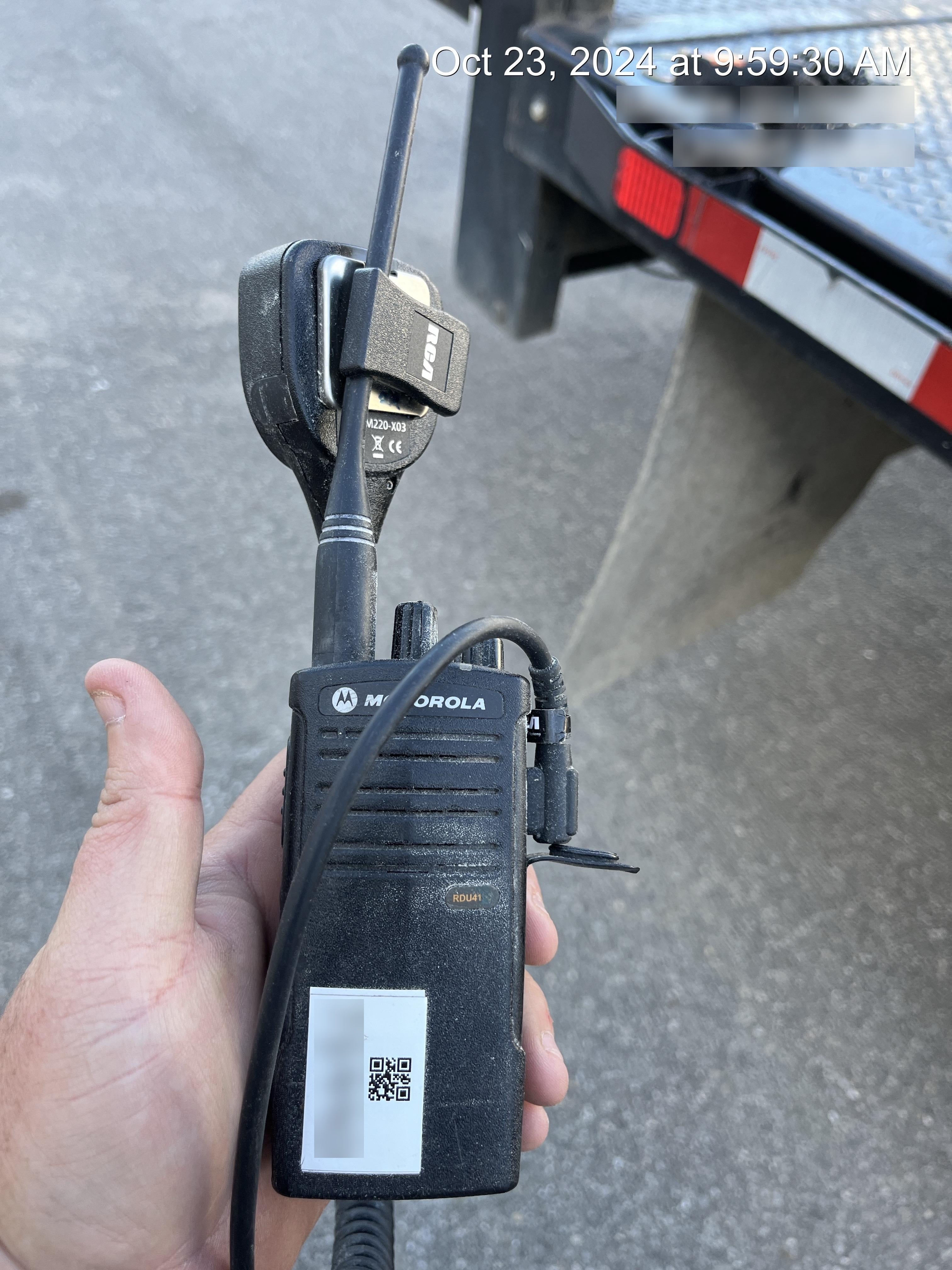 2020 MOTOROLA RDU4100