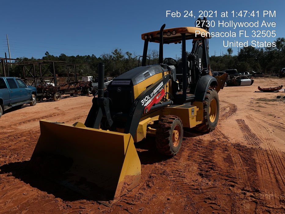 2020 John Deere 310LEP - Extendable Stick Canopy, 4WD, Extendable Stick, Pilot Controls, 2 Way Hydraulics, TAG Manual QC