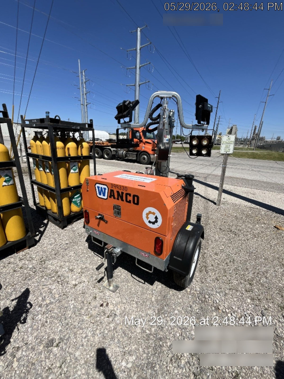 2024 Wanco WLTT-4MM4K Diesel, Deep Sea Controller, Shore Power Plug, Auto Start, (4) 350W LED Floodlights, 4kW Generator, 60 Gal Fuel Tank, 2" Ball, T3