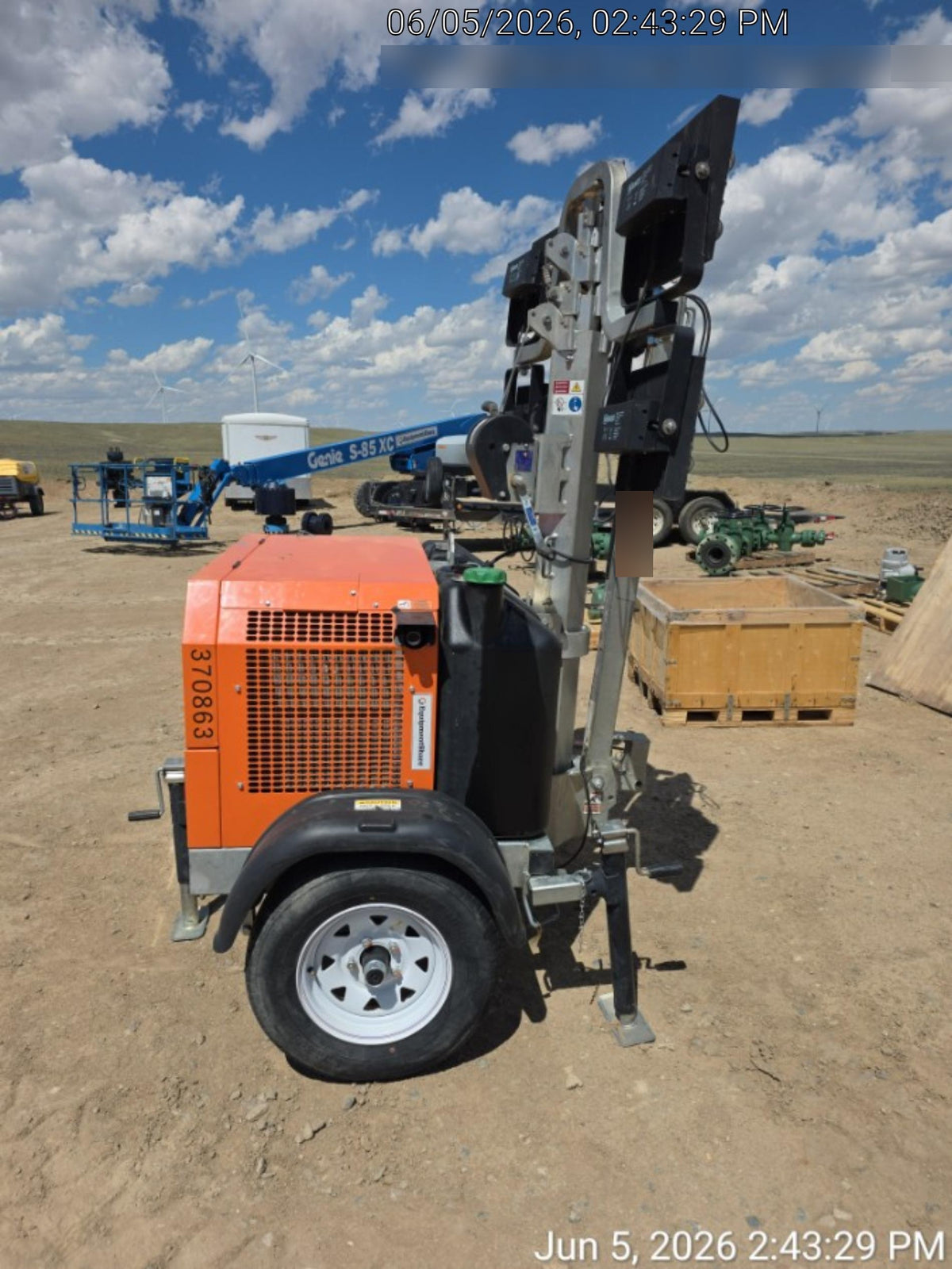 2023 Wanco WLTT-4MM4K Diesel, Deep Sea Controller, Shore Power Plug, Auto Start, (4) 350W LED Floodlights, 4kW Generator, 60 Gal Fuel Tank, 2" Ball, T3