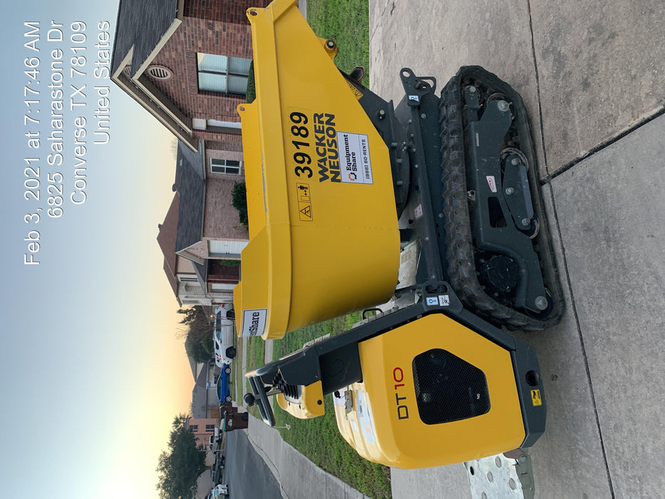 2019 WACKER NEUSON DT10