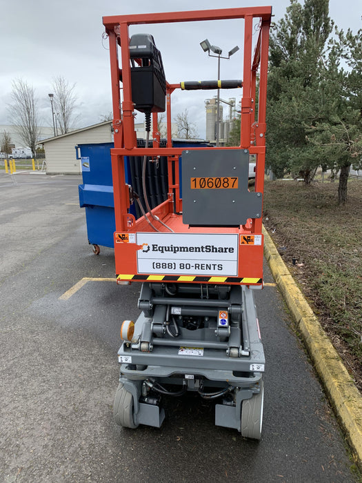 2020 Skyjack SJIII-3219 Solid NM Tires, Half height spring hinged entry gate, Dual Beacons, 800W Inverter