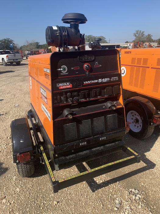 2021 Lincoln Electric Vantage 549X Ready Pak 3, ORANGE (includes trailer, cable rack, fender light kit)
