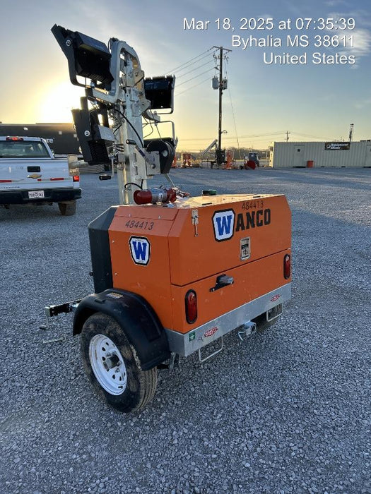 2024 Wanco WLTT-4MM4K Diesel, Mitsubishi L2E, 9.0HP @1800 rpm, Deep Sea Controller, Shore Power Plug, Auto Start, (4) 350W LED Floodlights, 4kW Generator, 60 Gal Fuel Tank, 2" Ball, T3