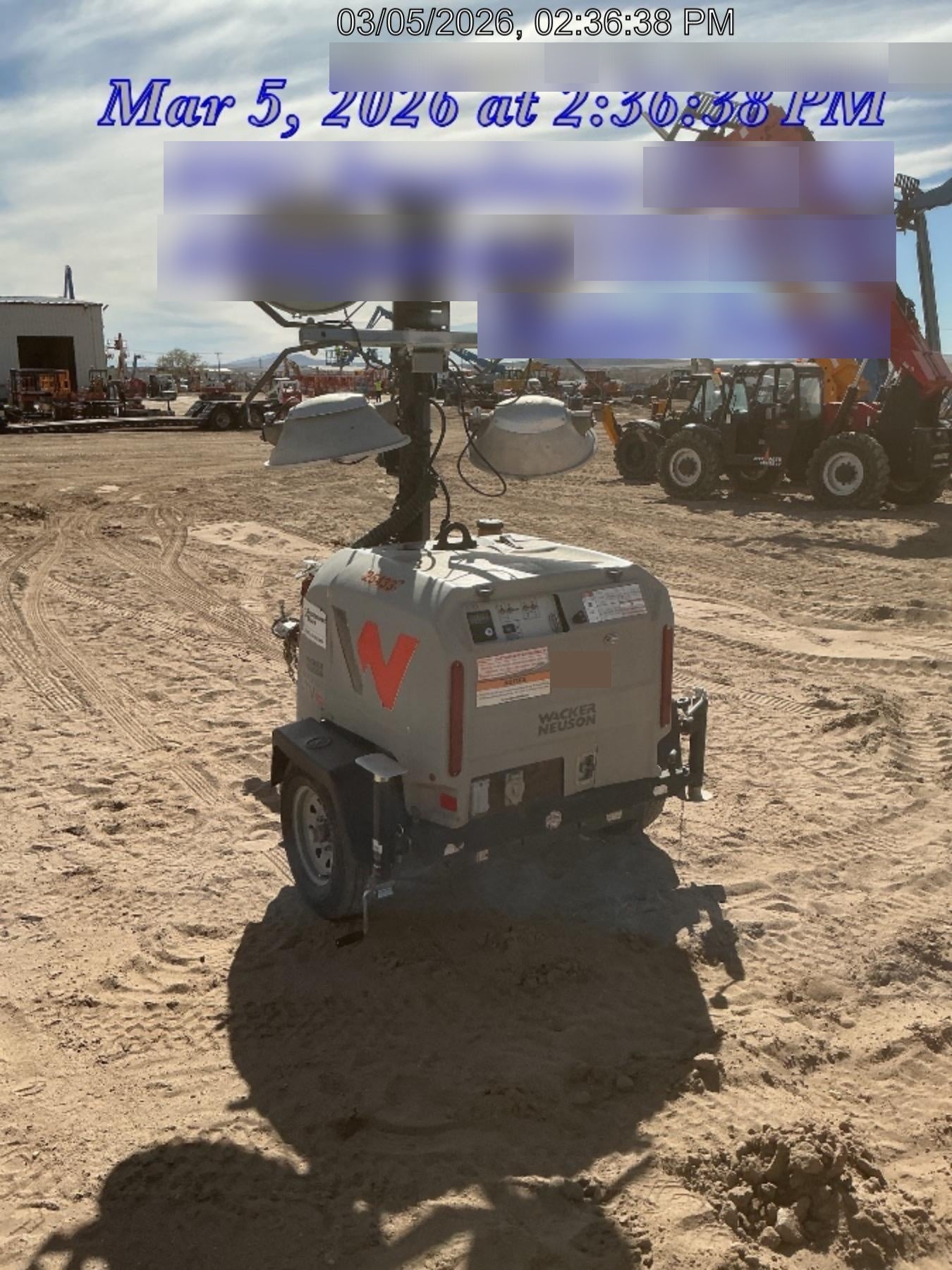2019 Wacker Neuson LTV6L-MH Standard Options, ES Track Hardware, Fuel Level Sensor