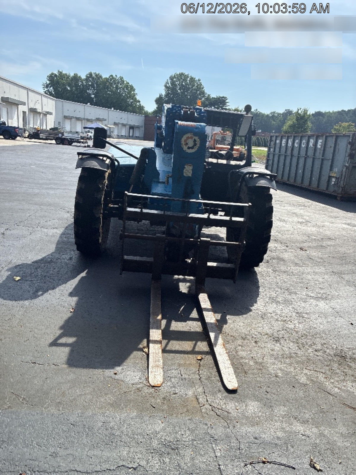2018 Genie GTH-636 Genie GTH-636 w/Open ROPS, Solid Tires, beacon/work lights, 48" carriage/forks