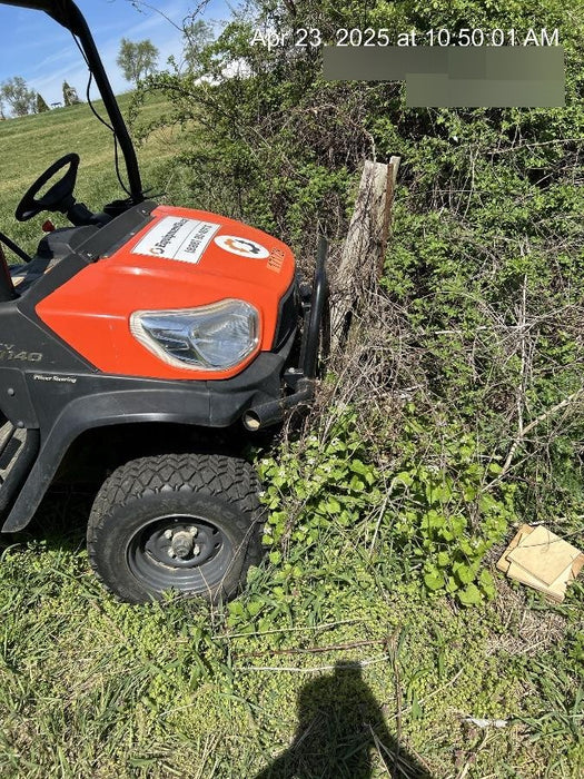 2021 Kubota RTV-X1140W-H Plastic Canopy, Windshield Acrylic Clear, LED Strobe Light, Wire Harness Kit, Back up Alarm