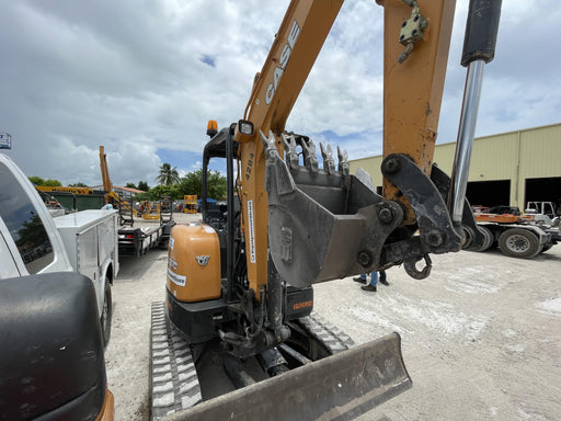 2018 Case CX37C ROPS, LONG ARM, RUBBER TRACKS, AUX HYD