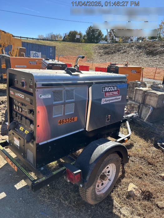 2024 Lincoln Electric LE400 Kubota V1505, Trlr, Cable Rack, Light Kit, ES Decals, T3