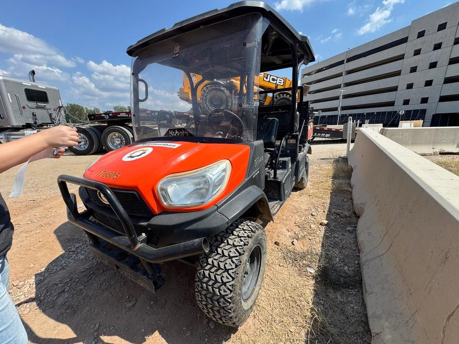 2021 Kubota RTV-X1140W-H Plastic Canopy, Windshield Acrylic Clear, LED Strobe Light, Wire Harness Kit, Back up Alarm